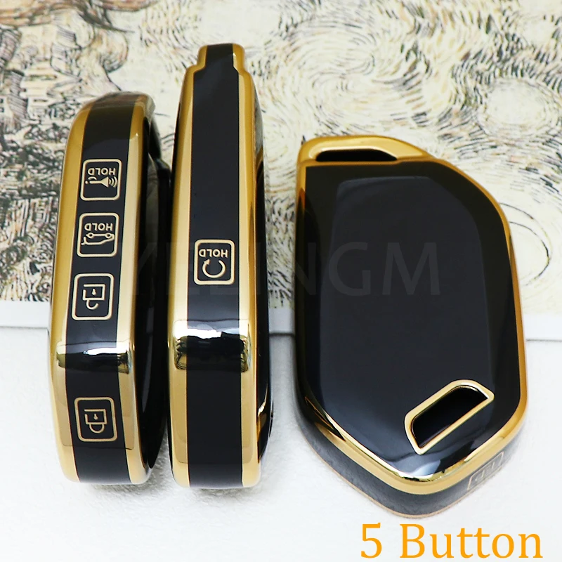 Enhanced Car Smart Remote Key Case Cover - Premium Auto Shell Fob Holder Accessory