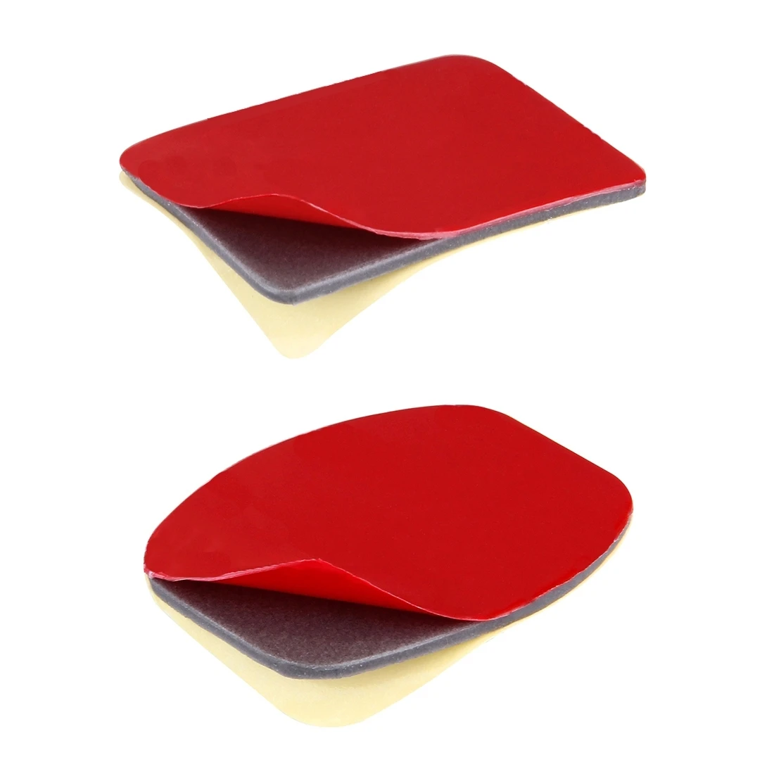 PULUZ 2 PCS Curved Surface Mounts + 2 PCS Flat Surface Mounts + 4 PCS Adhesive Mount Stickers for Action Sports Cameras Clamp Mo