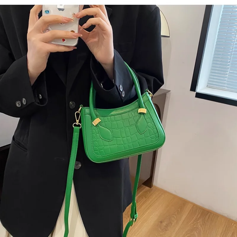 Shoulder Bag Black Handbag Trend Design PU Leather Texture 2023 New Bags for Women Hot Sale Leisure All-match Upgrade Your Style