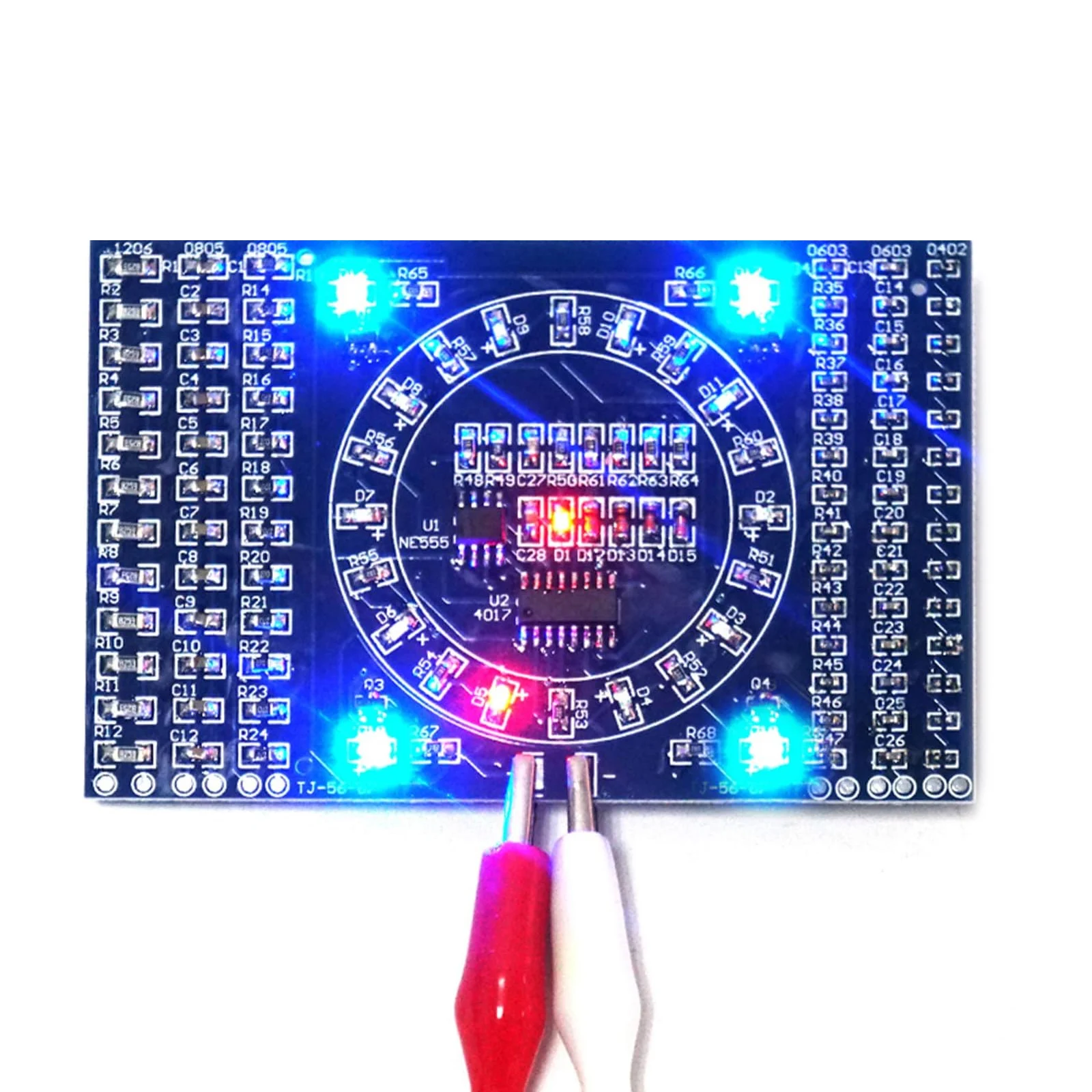 납땜 실습 SMD 회로 기판 LED 전자 SMT 부품 DIY PCB 키트 프로젝트 도구 기본 납땜 키트
