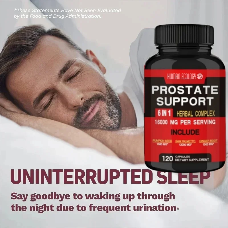 Human Ecology 6in1 Prostate Support 16000MG Boosts Mood Urinary Immune System