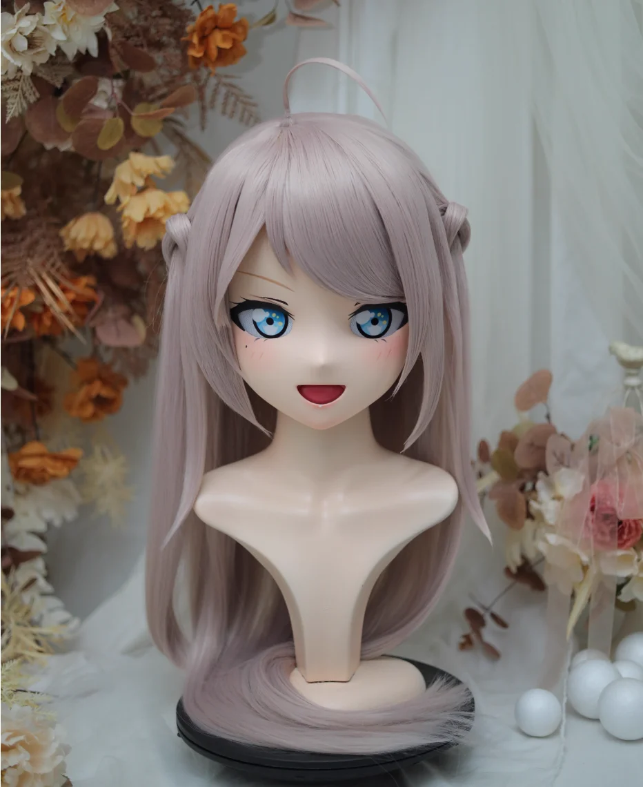 

(NFD36--35) настраиваемая голова с замком красивая женщина/девочка японский анимационный персонаж