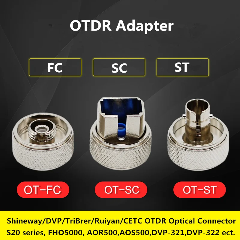 Shineway/DVP/TriBrer/Ruiyan/CETC OTDR S20 series FHO5000 FC/SC/ST Flange optical interface connector AOR500 optical port adapter audio adapter connector for motorola radios xts5000 xts3000 ht1000 mts2000 2 pin headset port