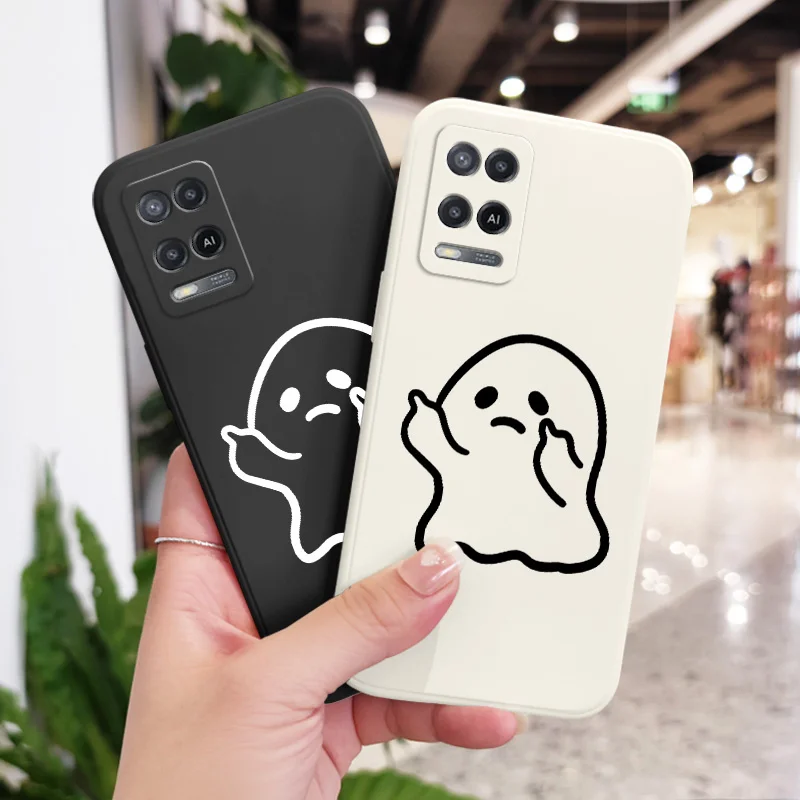 Ghost Finger Protective Phone Case - Sleek and Durable Cover