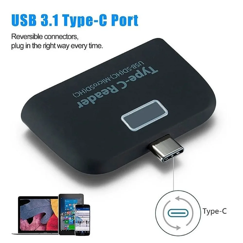 SD 카드 리더기 USB2.0/TF/SD/마이크로 USB 4 in 1 호환 안드로이드 폰 노트북 PC OTG