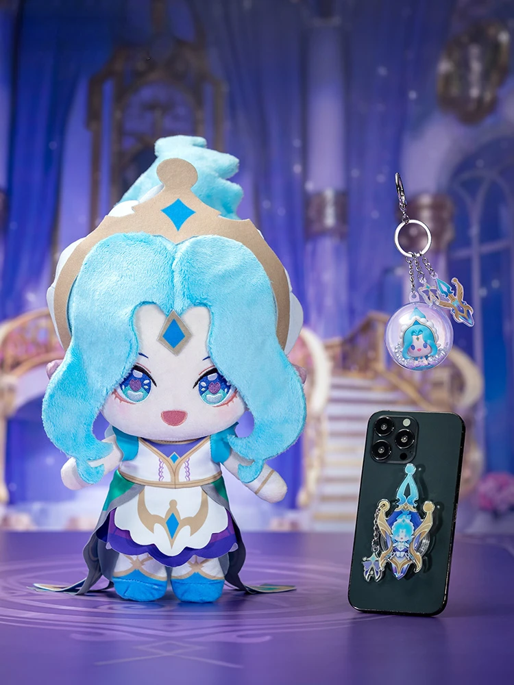 

Игра Аниме периферийная фигурка LOL парфюм драгоценный камень гнев Janna брелок-Плюшевая Кукла мобильный телефон держатель серия праздничные подарки