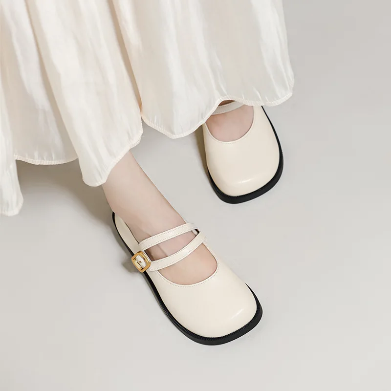 Spring Summer Shoes Women Flats Brand Ladies Mary Janes Shoes Fashion Woman Boat Shoes Plus Size 42 A4716 5