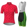 Watermelon Pink Women's Cycling Kit Summer Short Sleeve Cycling Jersey Breathable Anti-UV Woman Jersey Maillot Ciclismo Mujer 4