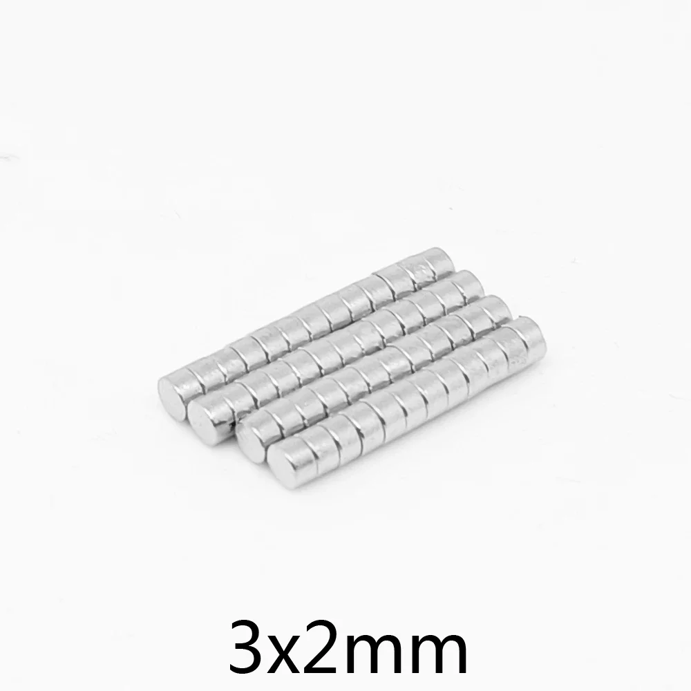 3×2 Minor Disc Search Magnet 3mm x 2mm Bulk Small Round Magnets 3x2mm Neodymium Magnets 3*2 Strong Magnet sheet