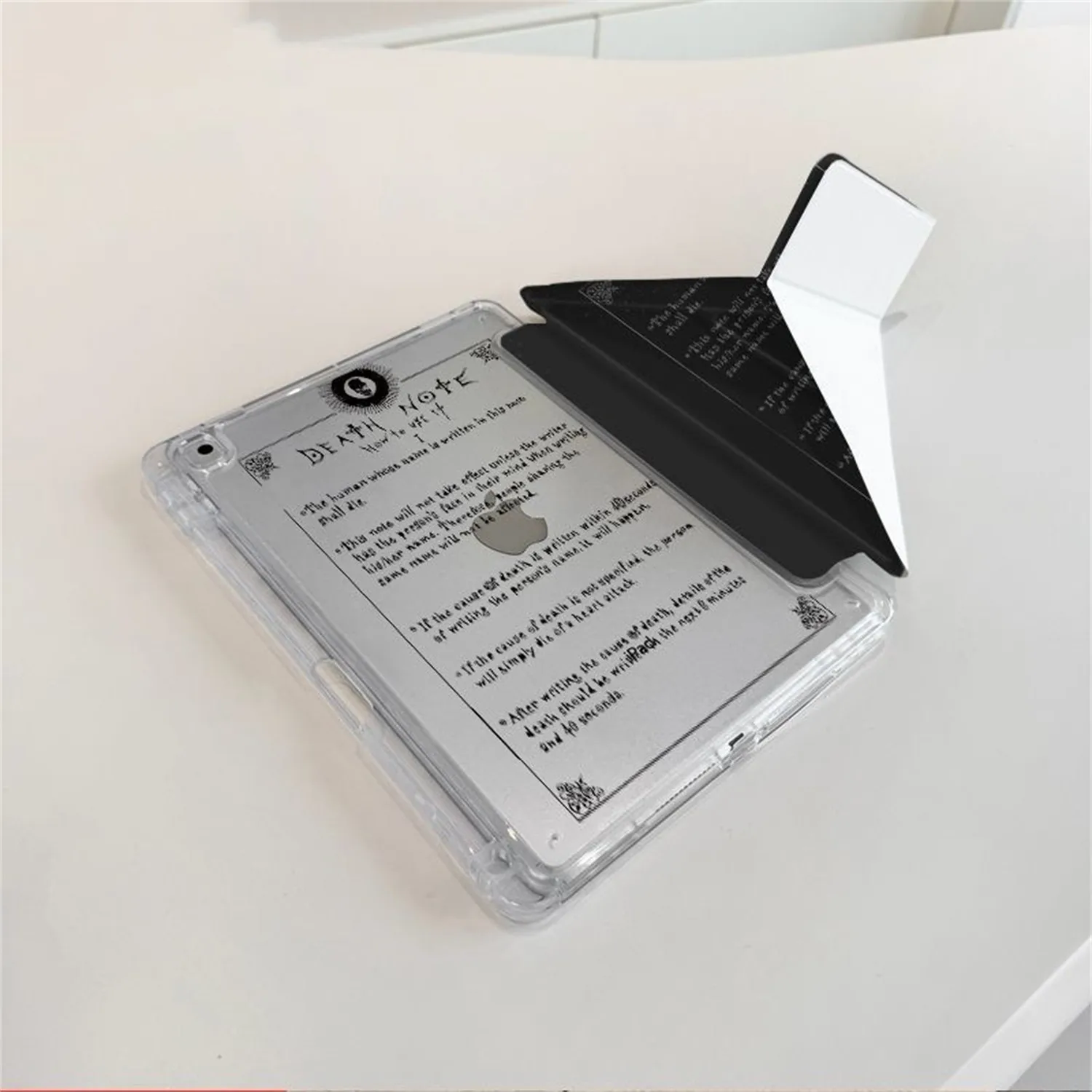 Gothic Black Tablet Case with 3-Fold Cover