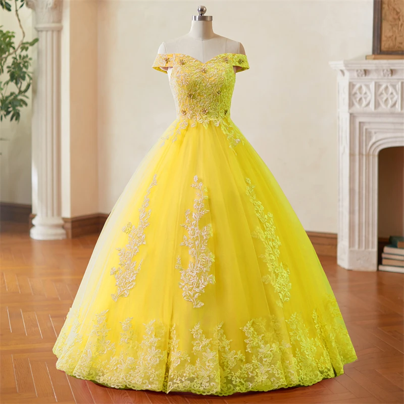 Yellow Floor Length