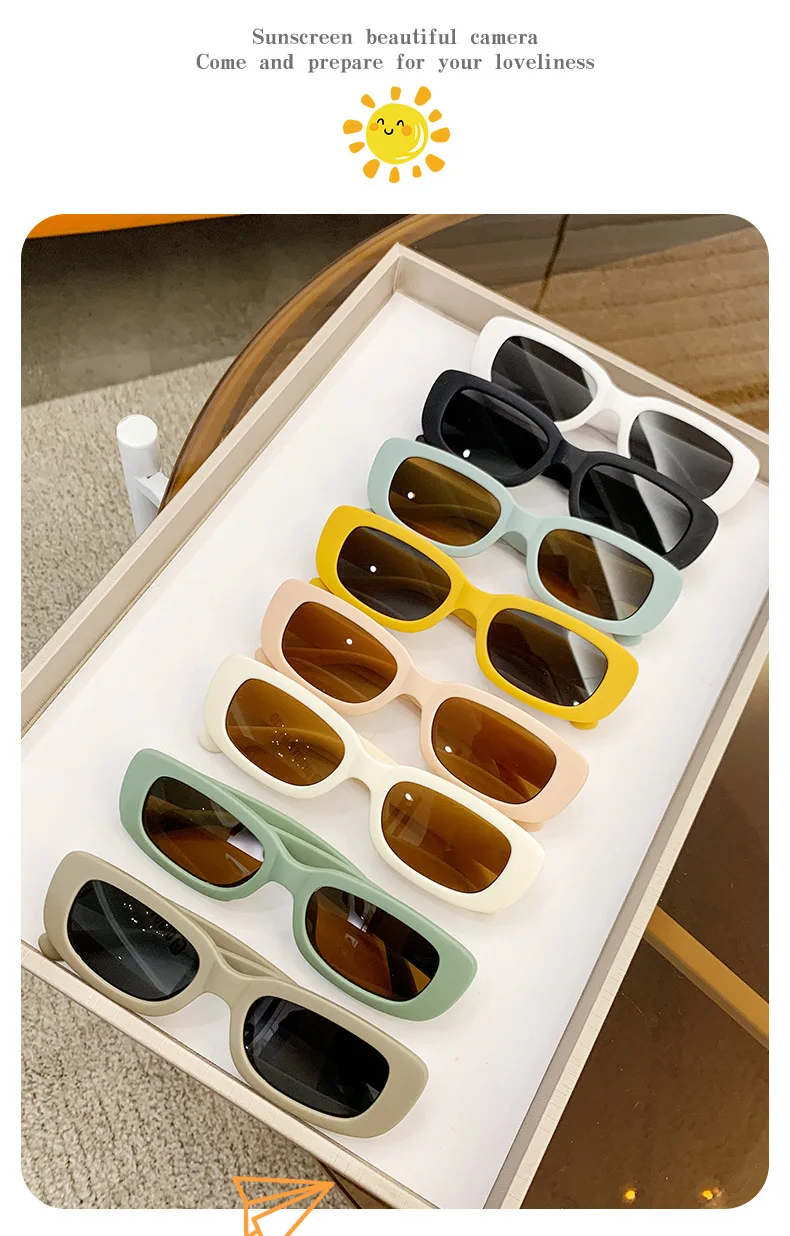 Girls Boys Cute Street Photography Sunglasses Outdoor Sun Protection Children Lovely Vintage Sunglasses Protection_voghion.com