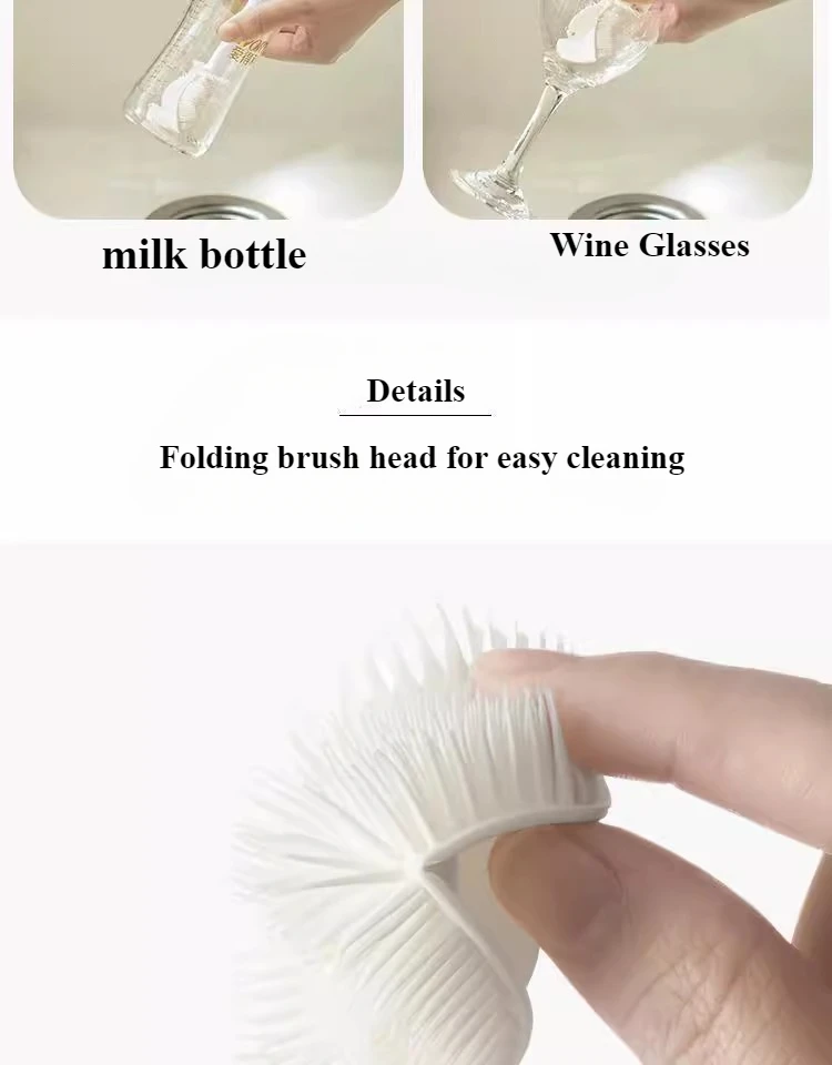Diskborste för flaskor och glas med långt handtag_voghion.com