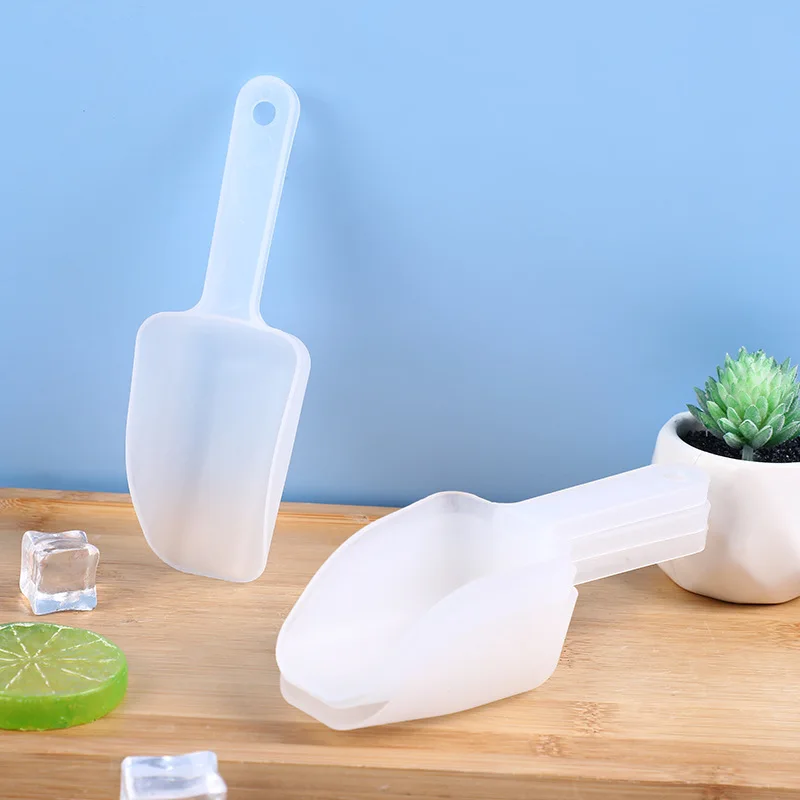 Ice Shovel Scoop Frosted Translucent Kitchen Thicken Multipurpose Dried Fruit Grains Flour Rice