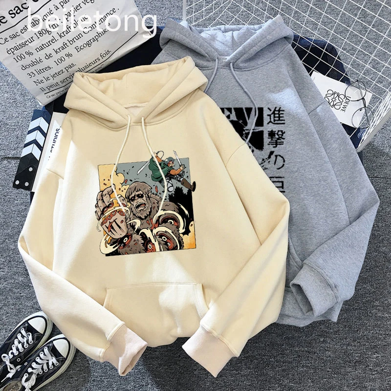 Sudadera con de Anime de la temporada Final para hombre y mujer, suéter de manga larga con estampado de Attack on Titan, ropa de calle de Levi|Sudaderas con capucha y sudaderas| -