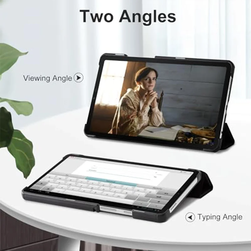 삼성 갤럭시 탭 A9 플러스 케이스, 플립 스탠드, 마그네틱 소프트 TPU 백, 갤럭시 탭 A9 2023 SM-X110 SM-X115 태블릿 케이스, 11 인치