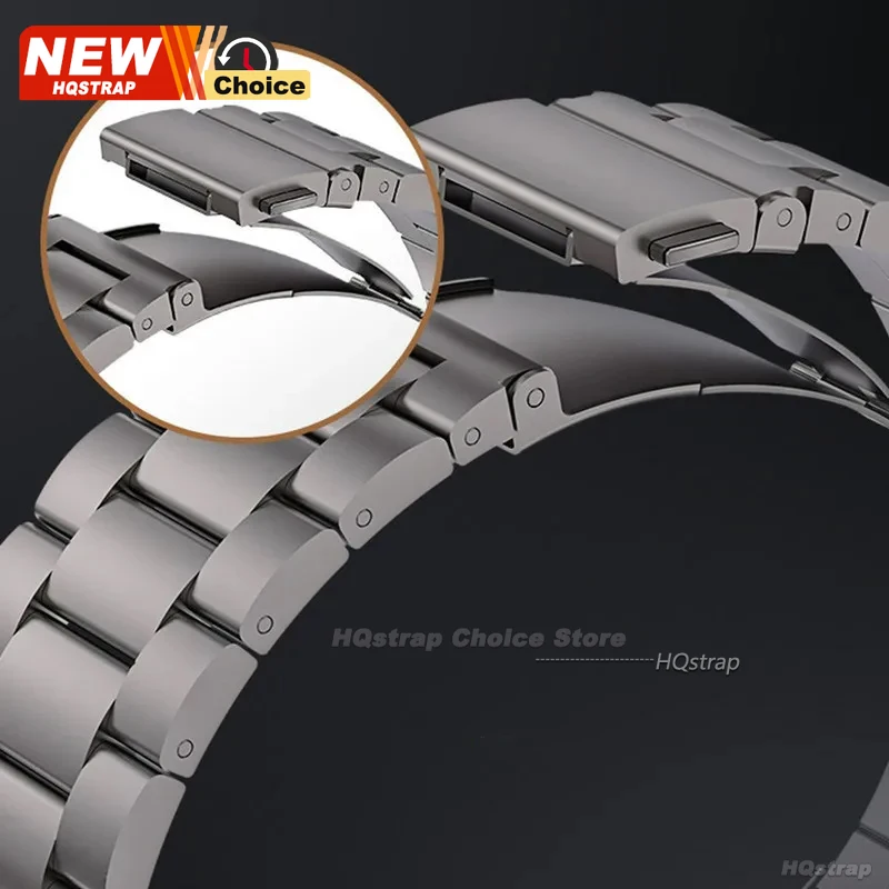 Premium Titanium Metal Watch Strap Bracelet