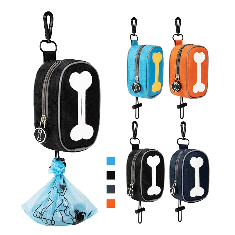 Pet Dog Portable Poop Bag Adjustable Travel Garbage Bag puppy Cats Waste Poop Bags Dispenser Pet Cleaning Tools Dog Accessories dog poop bags,pet poop bags