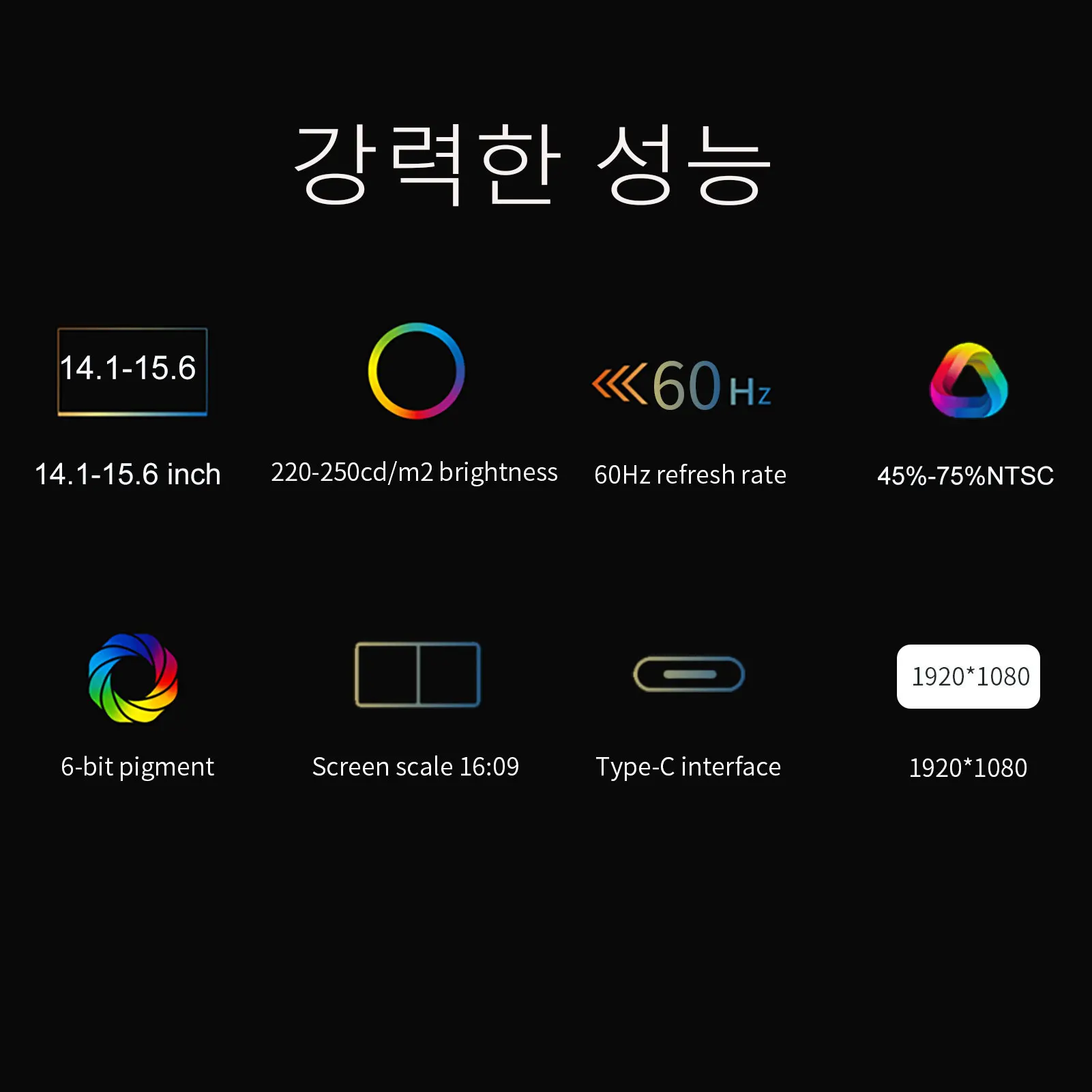 BEEX IPS г ޴ , USB C Ÿ HDMI ȣȯ ǻ , Ps4, Ps5, ġ, Xbox One Ʈ, ޴, 15.6 ġ