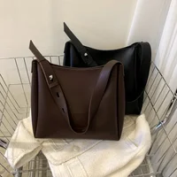 Fashion Leather Tote Bag for Women – 2025 Trend | Large Capacity Simple Shoulder Handbag & Purse for Daily, Work & Travel** - Image 2