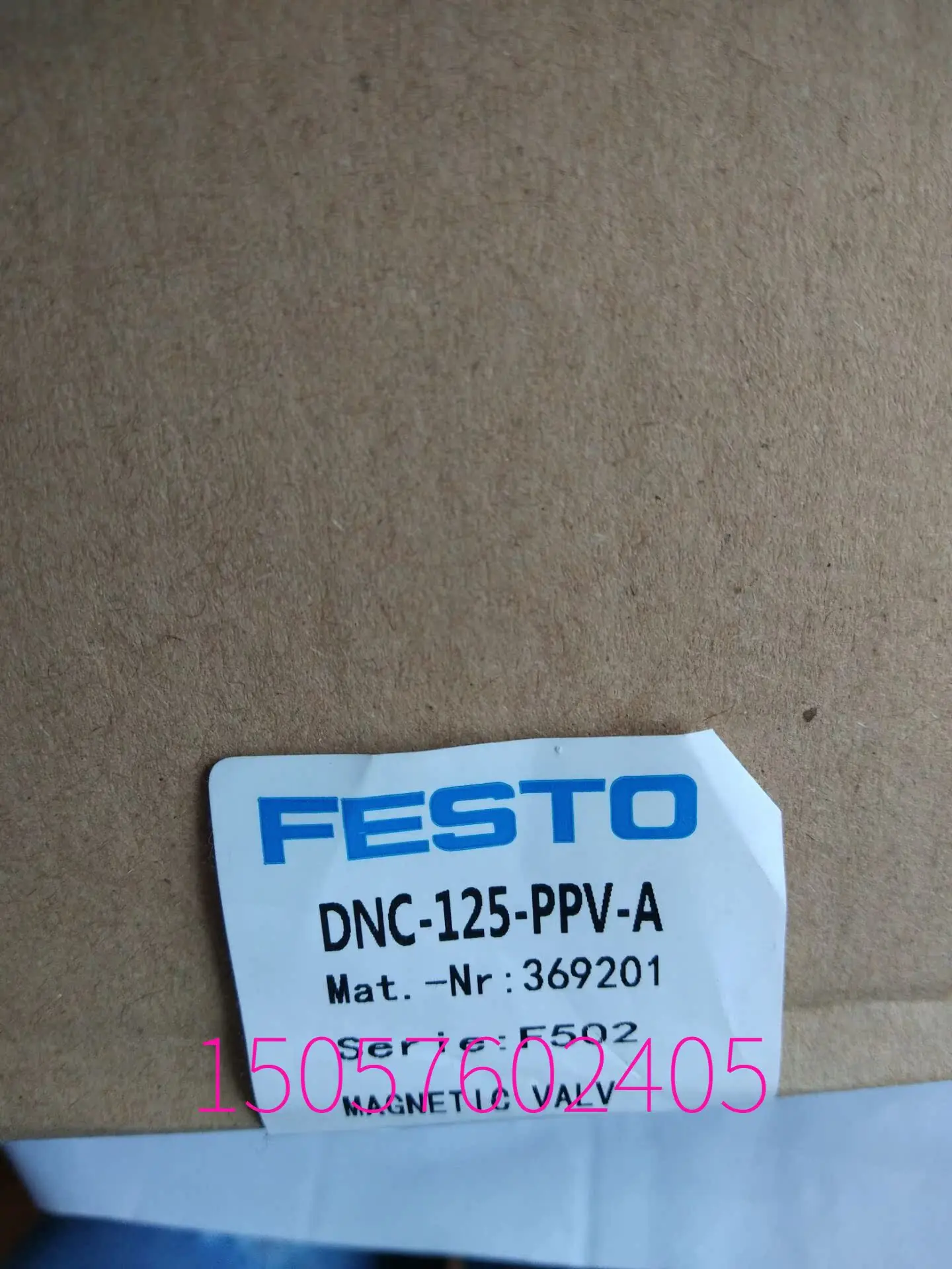 

Festo FESTO Repair Kit DNC-125-PPV-A 369201 Original Genuine Stock