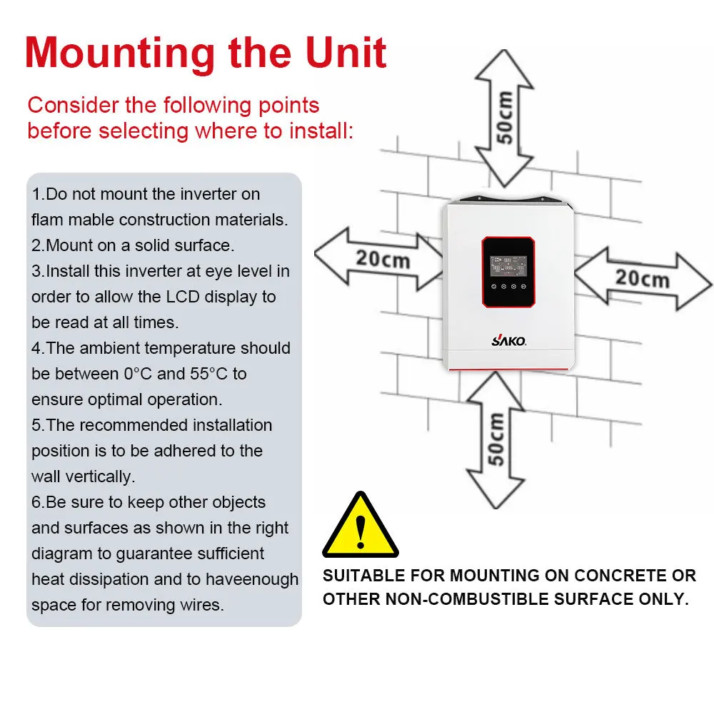 6.2KW Solar Inverter MPPT Controller Reverse Control Integrated Machine Is Highl