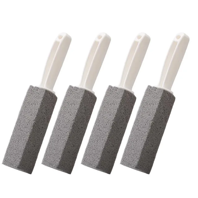 4 db Konyhai Pumice Kő Fogantyú Függő Szürke Fürdőszoba Tisztítószerszám Gyakorlati Műanyag Wc Kefe Eltávolító Csempe Foltok
