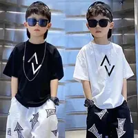 Summer Oufi T Shirt Children's T-shirts Clothes For Teenagers Clothing T-shirt Tops Boy Boys 6yrs 12yrs Short Sleeve Tee Teenage 1