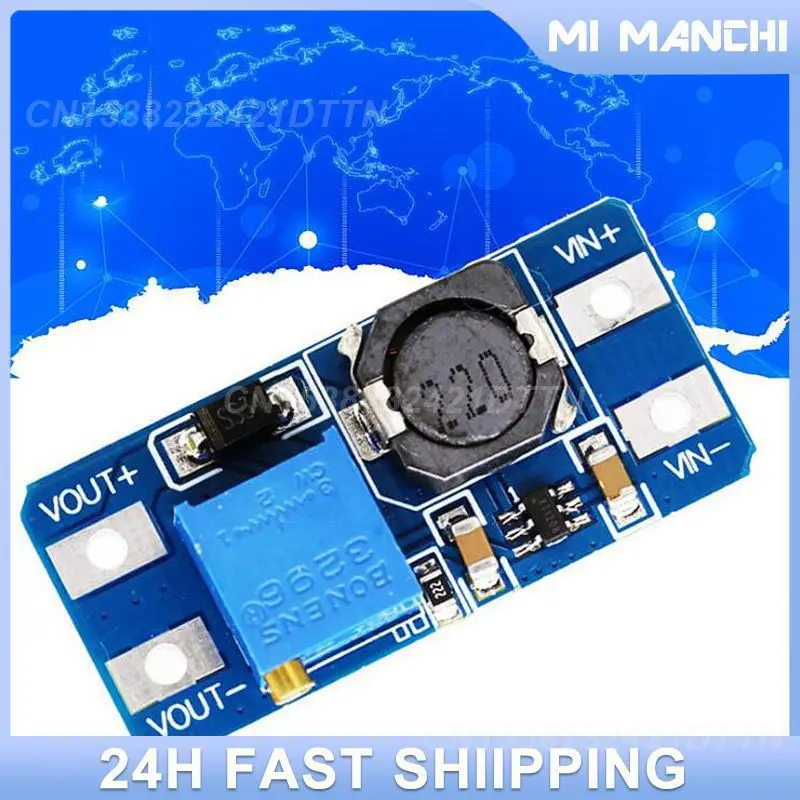 

Boost Power Supply Board Mt3608 Dc-dc Step Up Converter Booster Input 3v/5v To 5v/9v/12v/24v Boost Step-up Board 2a Boost Module