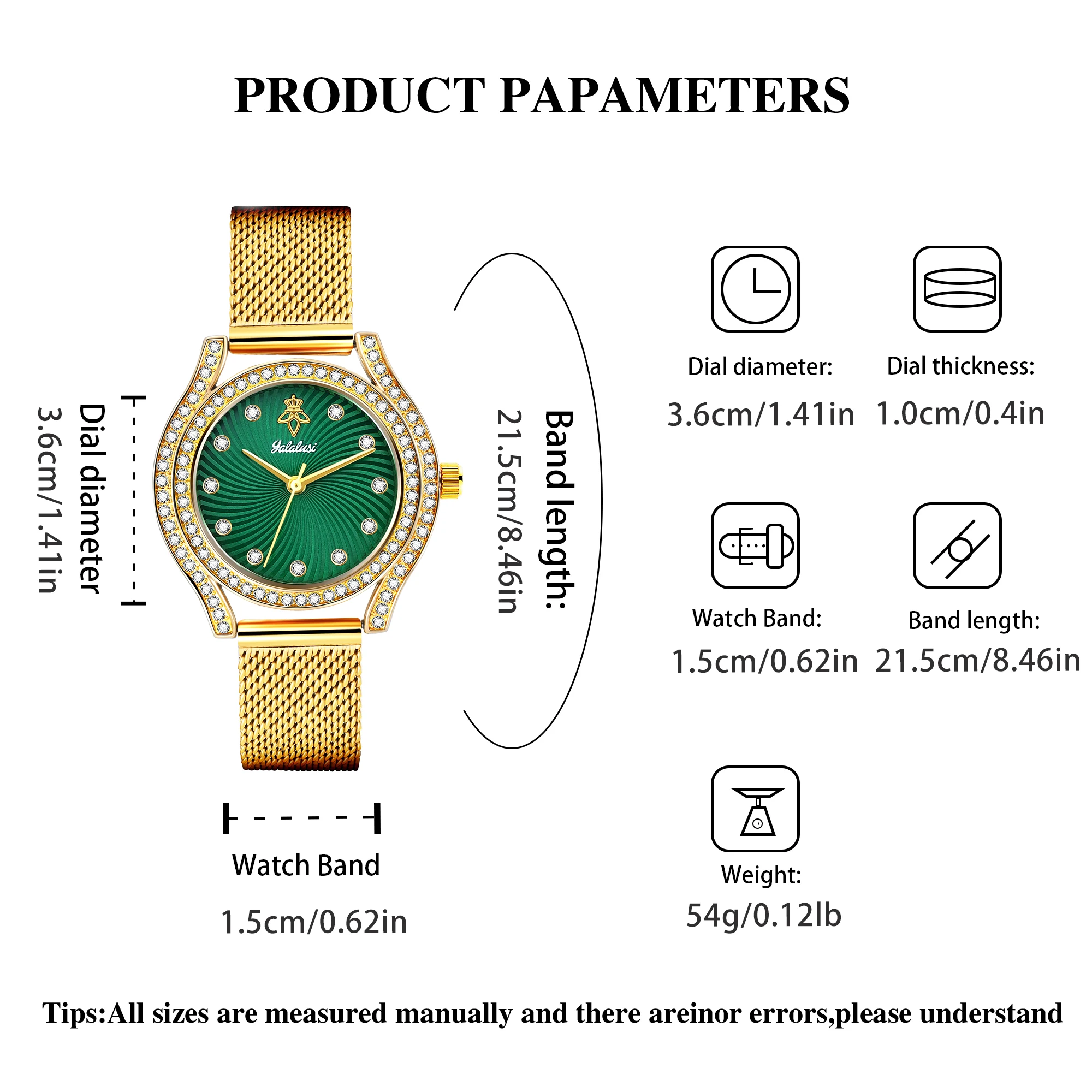 Elegant Women's Water-Resistant Quartz Wristwatch - Perfect Gift Idea