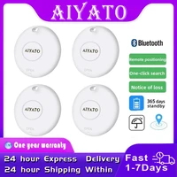 AIYATO Smart GPS Air Tag Mini Tracker Bluetooth Smart Tags Child Finder Pet Car Lost Tracker For Apple IOS System Find My APP 1