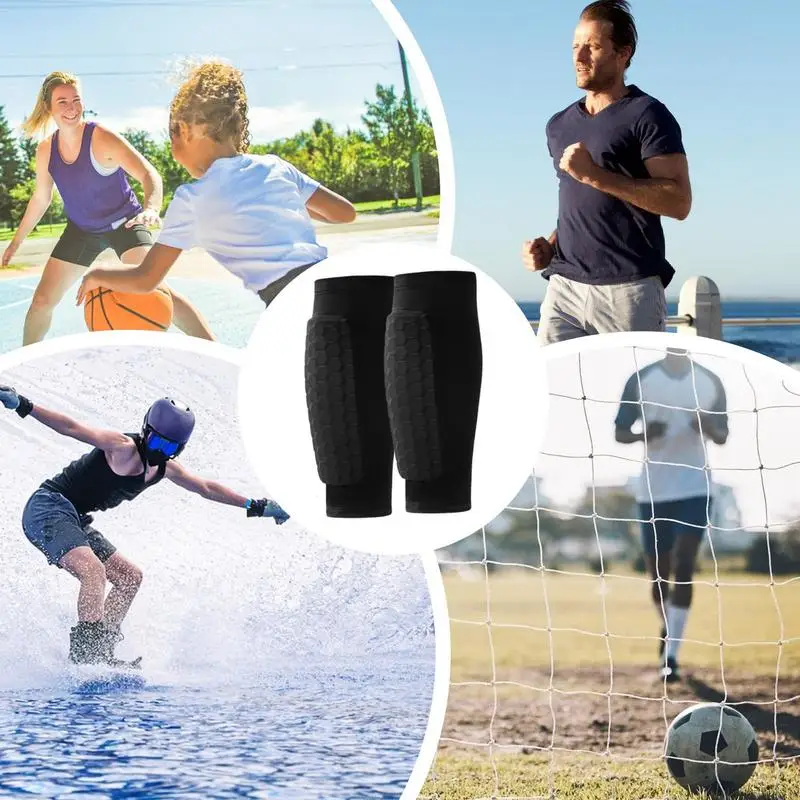 Soccer Shin Guards Shin Guard Pads Kickboxing Shin Guards Shinbang Protector Honeycomb Ski Shin Defender Shin Guards Breathable Guards Soccer For Sports For Kids And Adults