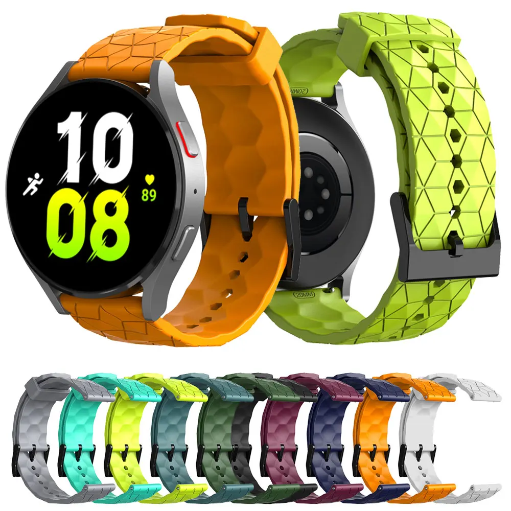 

20 22mm Silicone Watch Band For Samsung galaxy 5/4 classic Active 2 Sport Bracelet For huawei amazfit gtr gts 4 3 2 Strap Correa