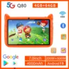 New 5G WiFi Kids Tablet 7 Inch Quad Core 4GB RAM 64GB ROM Android 13 Google Learning Education Games Tablets Bluetooth 1