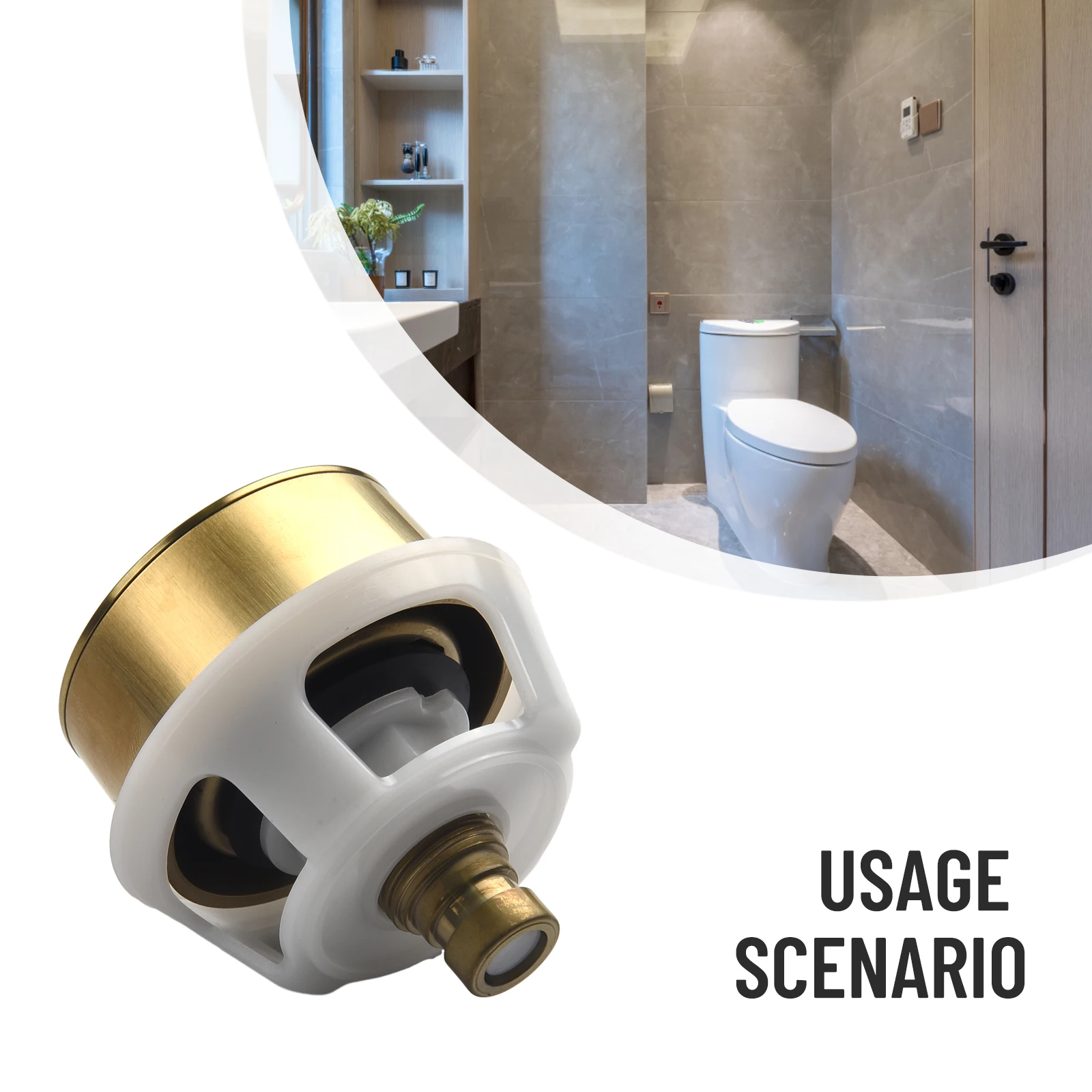 

Модернизируйте вашу ванную комнату с помощью этой стильной заменяемой кнопки для скрытого резервуара унитаза, несколько цветов на выбор