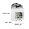 Wrist Electronic Blood Pressure Monitor Tensiometer Sphygmomanometer BP Monitors LCD Digital Meter Tonometer Instrument 5