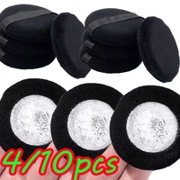 Wholesale Black Velet Powder Puffs with Box Makeup Sponges Wet Dry Use Setting Powder Pad Blush BB Cream Foundation Makeup Puff 1
