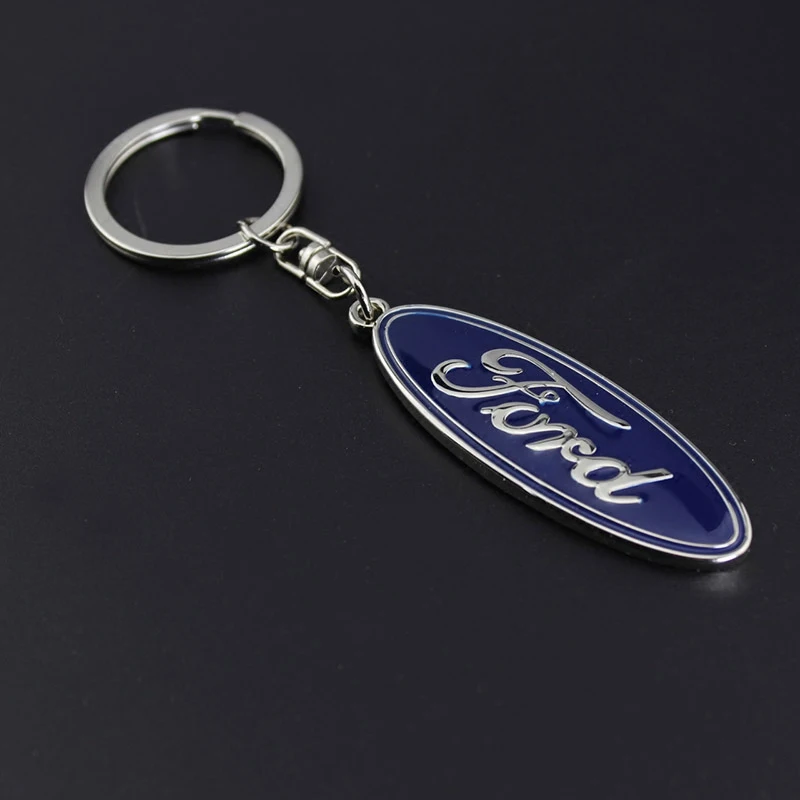 1 шт. автомобильный брелок из металлического сплава для Ford длинный аксессуары