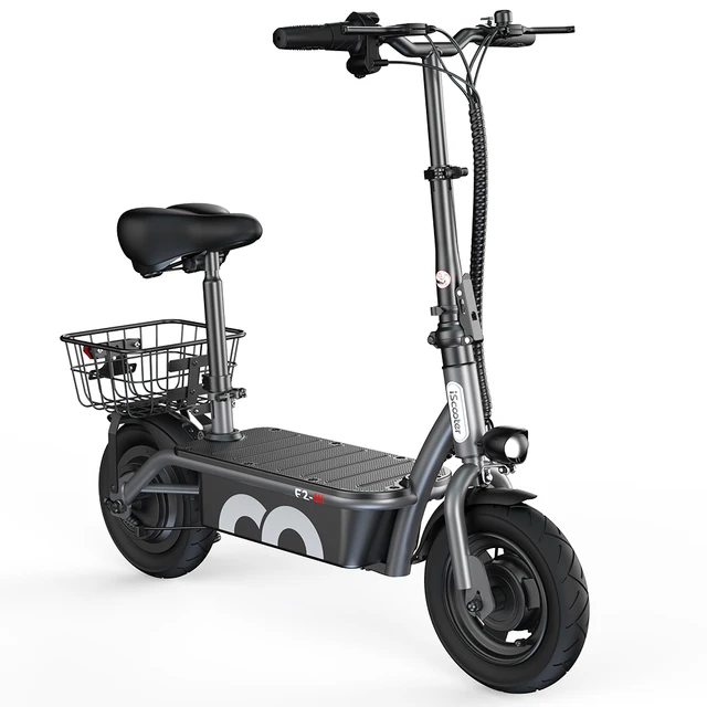 Scooter F2 Scooter électrique 500W 7.8Ah trottinette électrique 30km portée 30 km/h e-scooter avec panier Scooter pliable pour les déplacements quotidiens 1