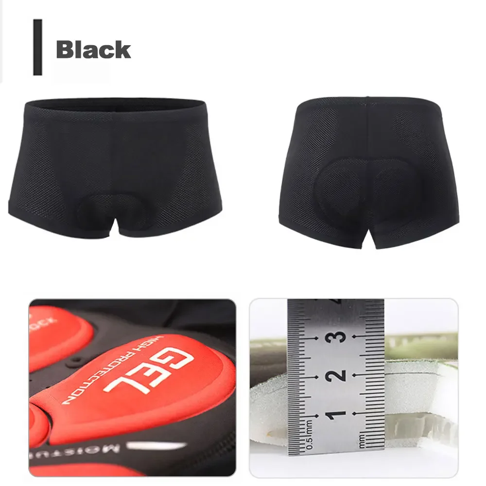 Breathable Cycling Underwear Cycling Shorts 5D Gel Pad Shockproof Bicycle Underpant MTB Road Bike Underwear Man Shorts