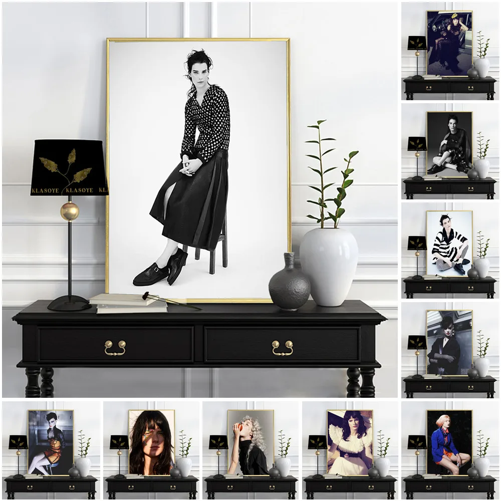 

Querelle Jansen Star Poster Model Fashion Photo Modern Art Print Wall Picture Home Decor Canvas Painting