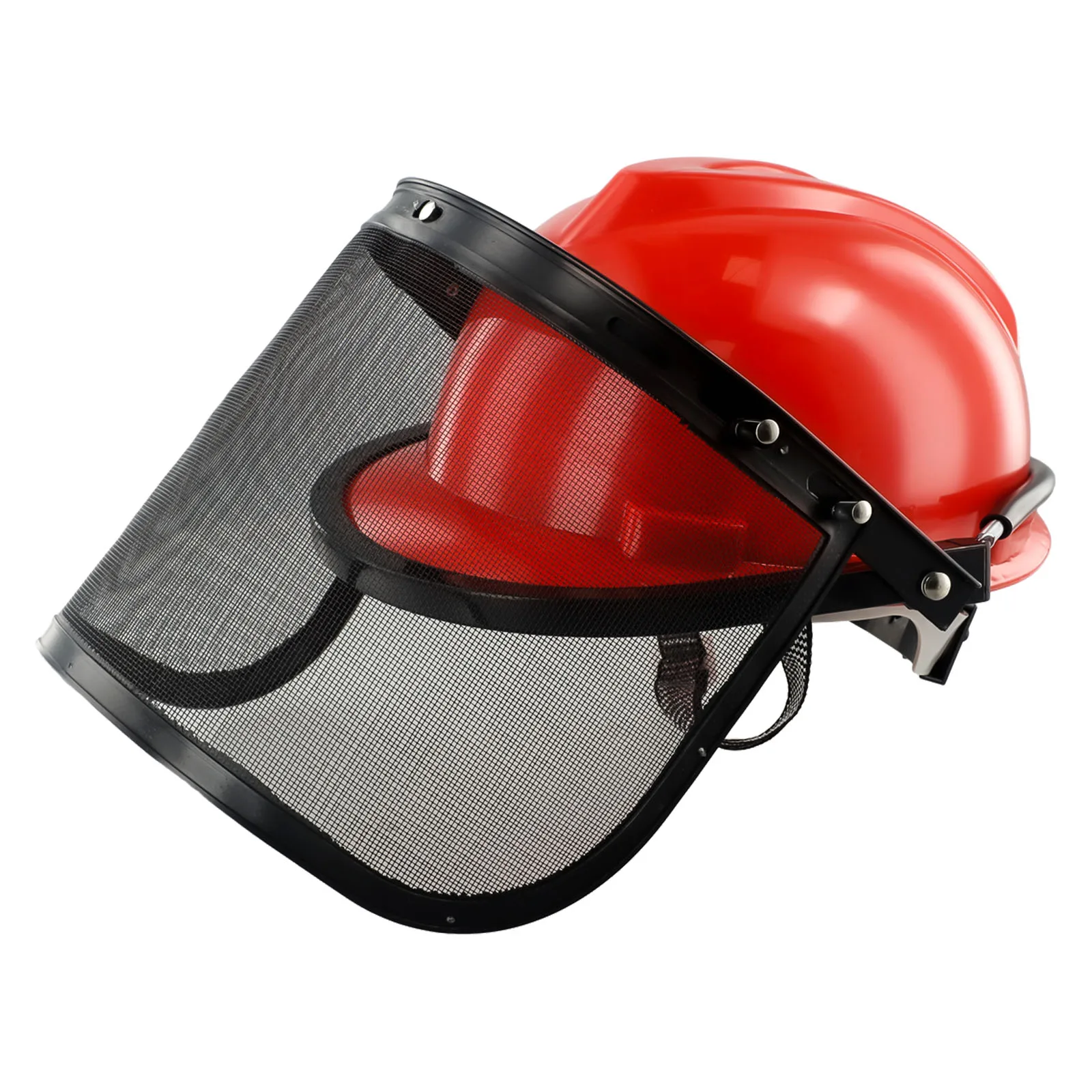 Chainsaw Safety Helmet Cover Mesh Full Face Mesh Splash Proof Face Screen Safety Protective Mask Lawn Mower Trimmer face shield mask safety helmet garden trimmer helmet