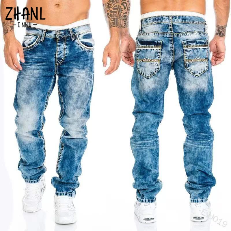 Rechte Jeans Man Vintage Denim Broek Lente Zomer Boyfriend Baggy Jeans  Mannen Streetwear Cacual Designer Cowboy Broek| | - AliExpress