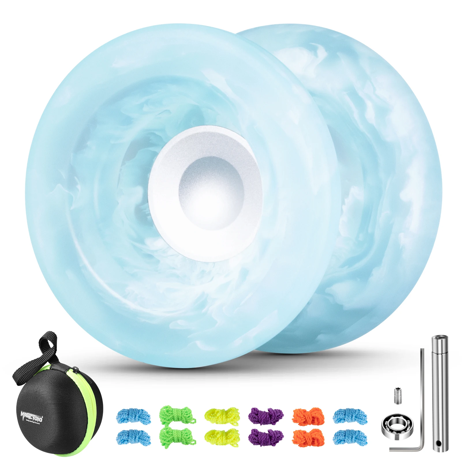 Professional Finger Spin Tricks Yoyo MAGICYOYO H01 Unresponsive Yoyo Dual Purpose Responsive Bearing Kit