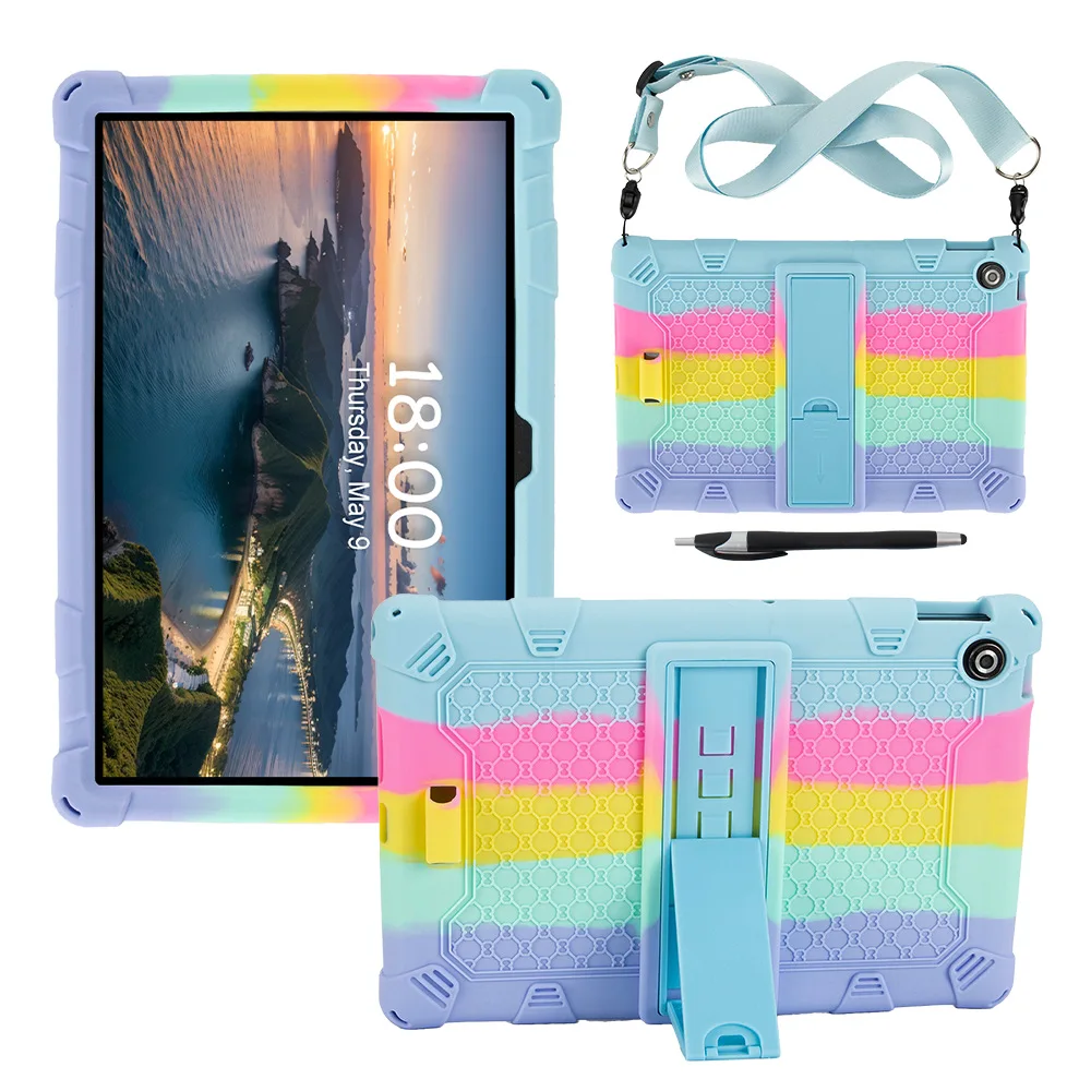 Lenovo Tab 10.1 Thickened Anti-Drop Silicone Stand Tablet Cover