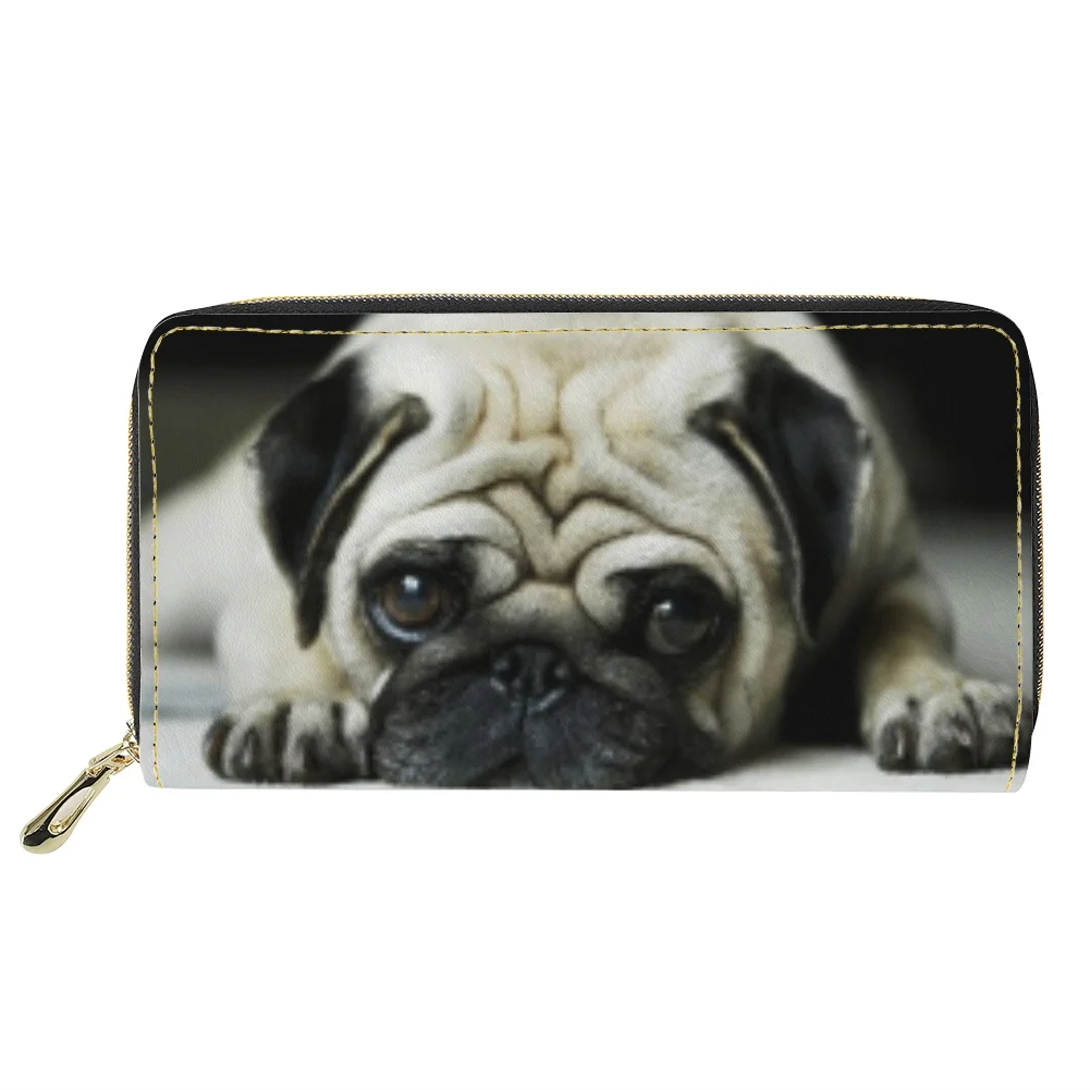 Kawaii Animal Dot Designer Leather Long Wallet Women Japanese Fashion Brand Lady Zipper Purse Lovely Handbag Clutch Female