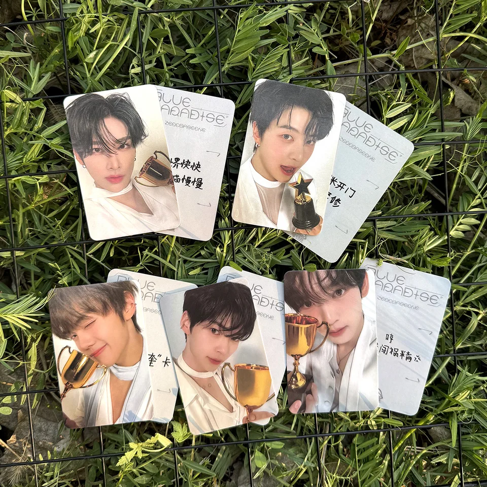 Kpop Zerobaseone Zeroni BLUE PARADISE Small card Zhanghao Hanbin