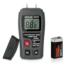 

Automatic Hygrometer Digital LCD Screen Moisture Detector Wood Moisture Tester Meter Tool With 9V DC Battery For Wood And Paper