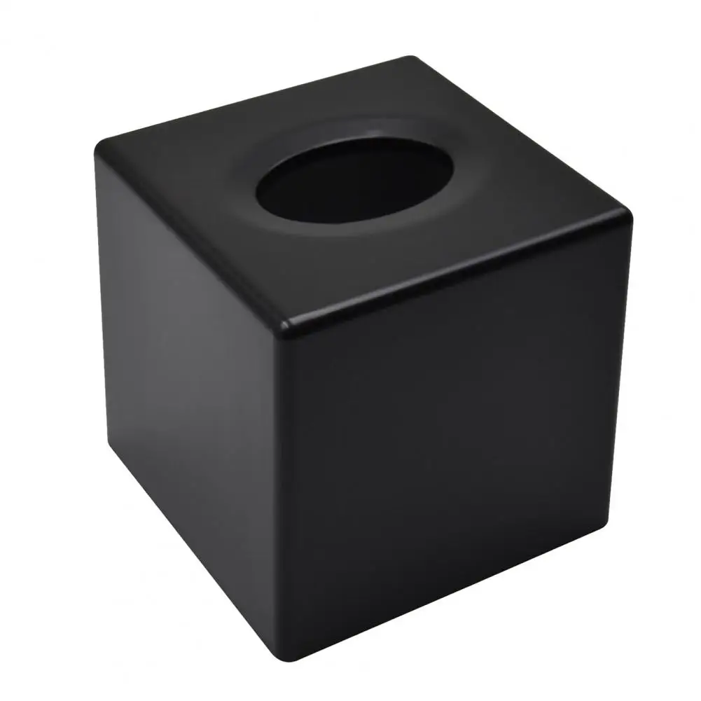 Tissue Box Cover Square Tissue Box Holder Large Oval Decorative Storage Cube Countertop Bedroom Dresser Office Paper Dispenser 4