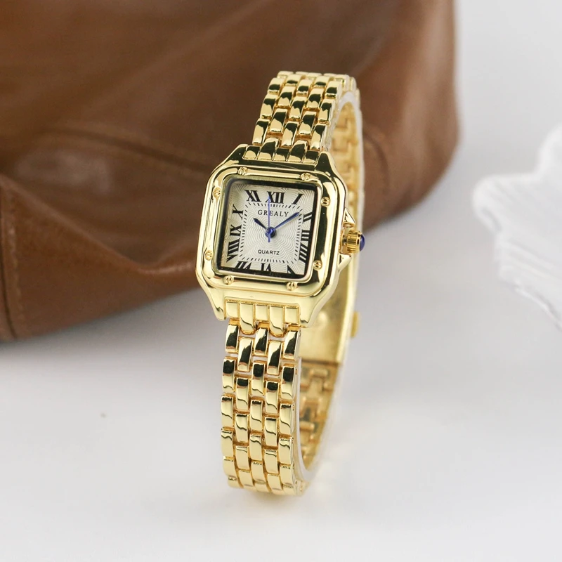 Casual Luxury Square Women's Watches Classic Simple Fashion Brand Ladies Quartz  Femme Steel Band Wristwatch relogio feminino 3
